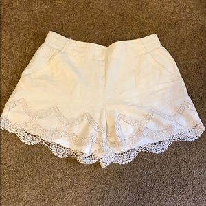 Xhilaration White Lace Shorts